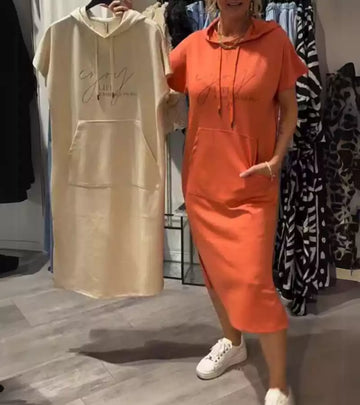 SOLIDA | Vestito Felpa Oversize