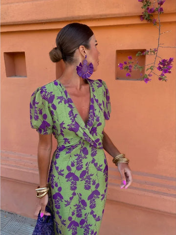 Beatrice™ | Abito Floreale Elegante