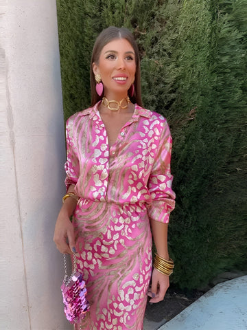 Camilla™ | Vestito Camicia in Satin