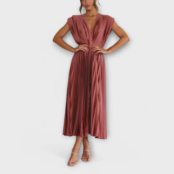 Alessia™ | Abito Plissettato Elegante
