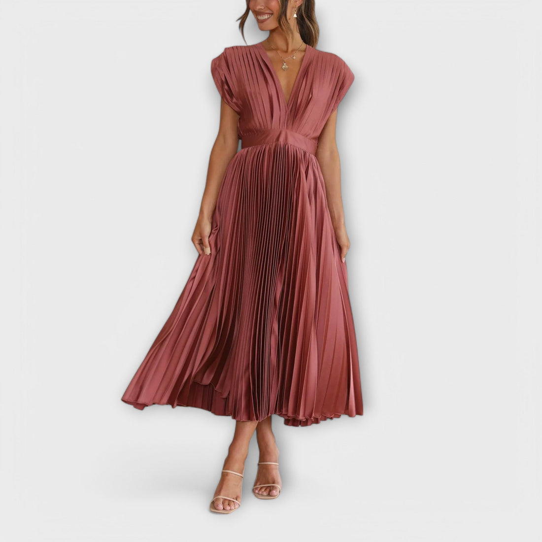 Alessia™ | Abito Plissettato Elegante