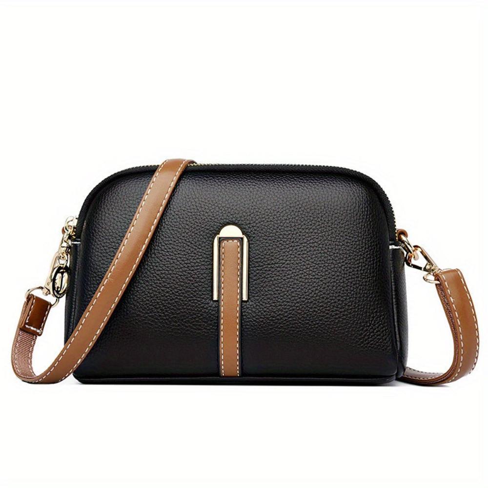 Mila™ | Borsa a Spalla con Stampa Litchi Embossed